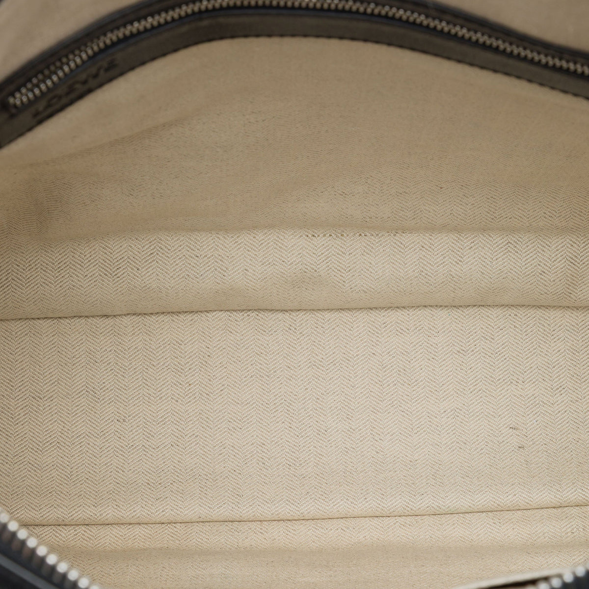 LOEWE Leather Anagram Briefcase — Black