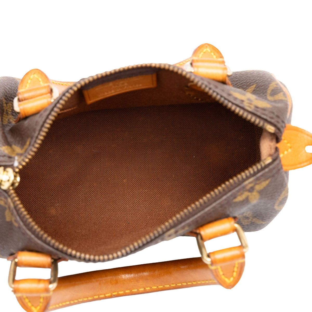 Louis Vuitton Monogram Nano Speedy — Brown