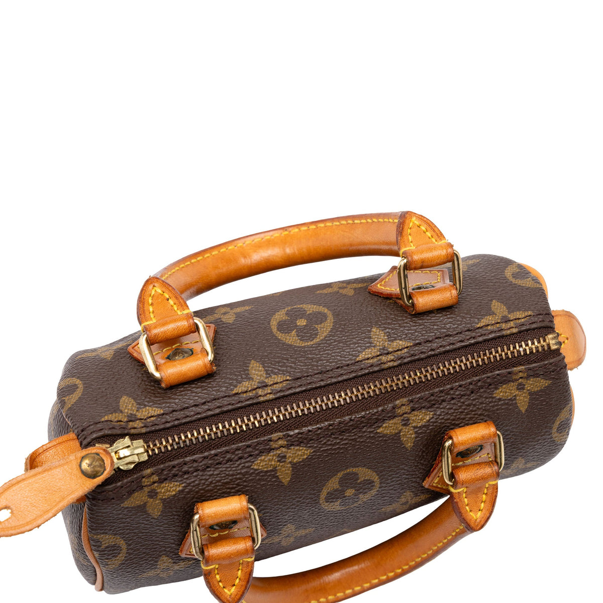 Louis Vuitton Monogram Nano Speedy — Brown