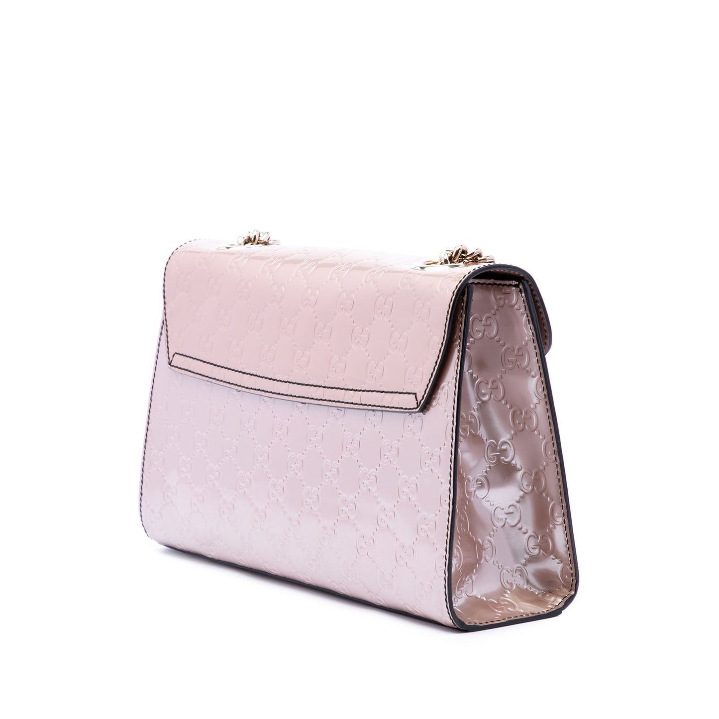 Gucci Medium Guccissima Patent Emily Shoulder Bag