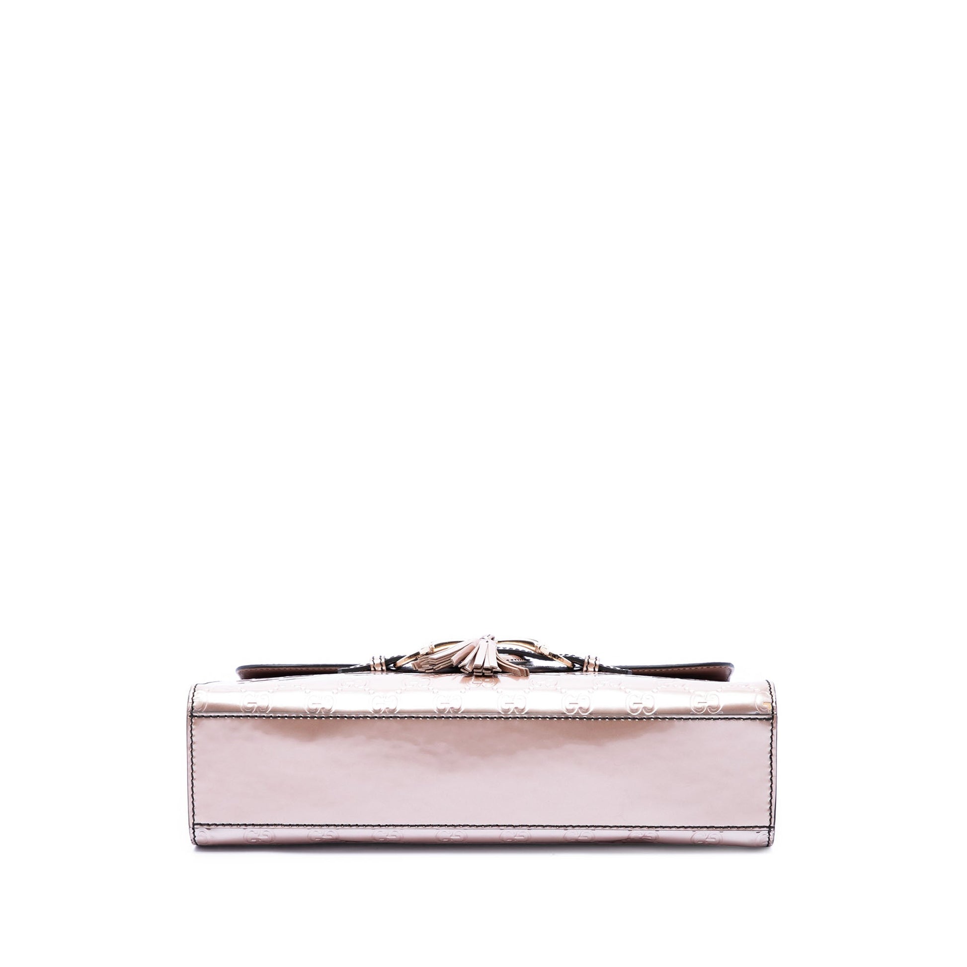 Gucci Medium Guccissima Patent Emily Shoulder Bag