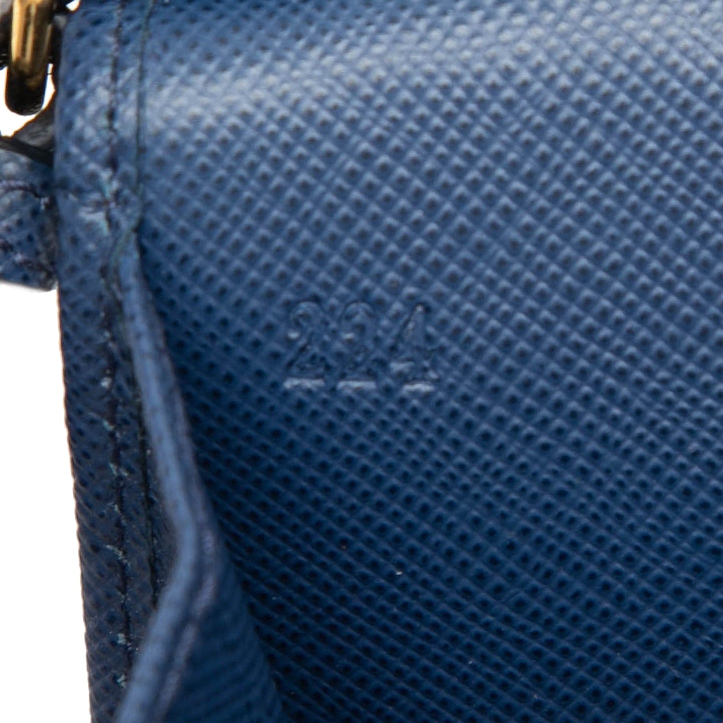 Saffiano Lux Bow Wallet On Strap
