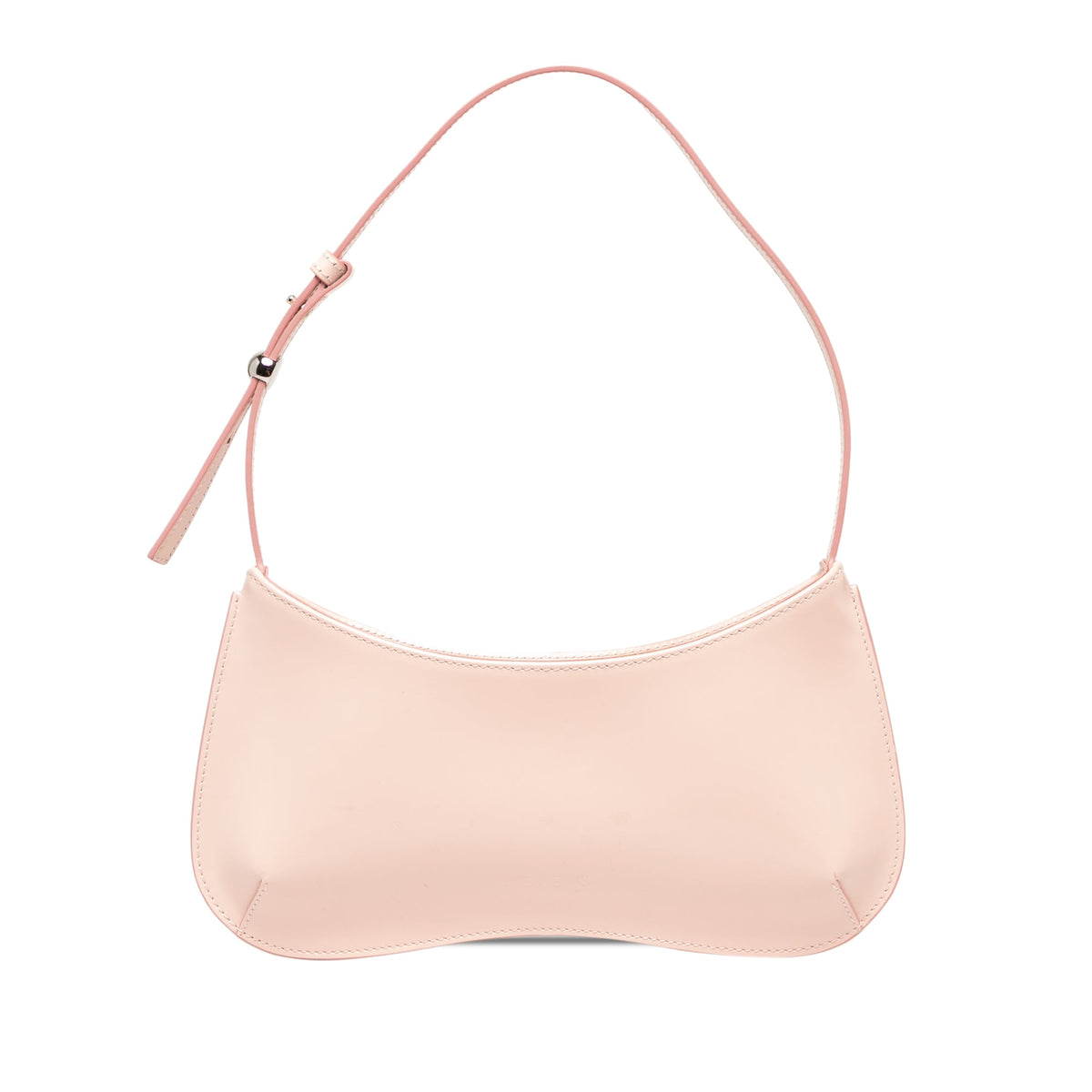 Jacquemus Smooth Calfskin Le Bisou Shoulder Bag — Pink