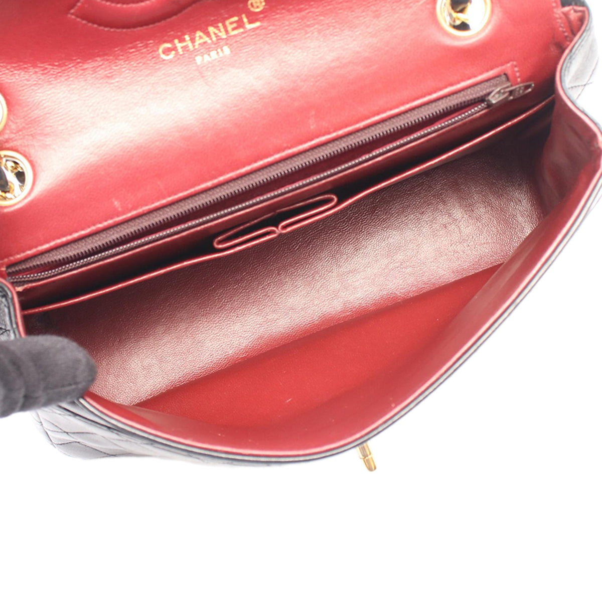 Chanel CC Quilted Lambskin Single Flap