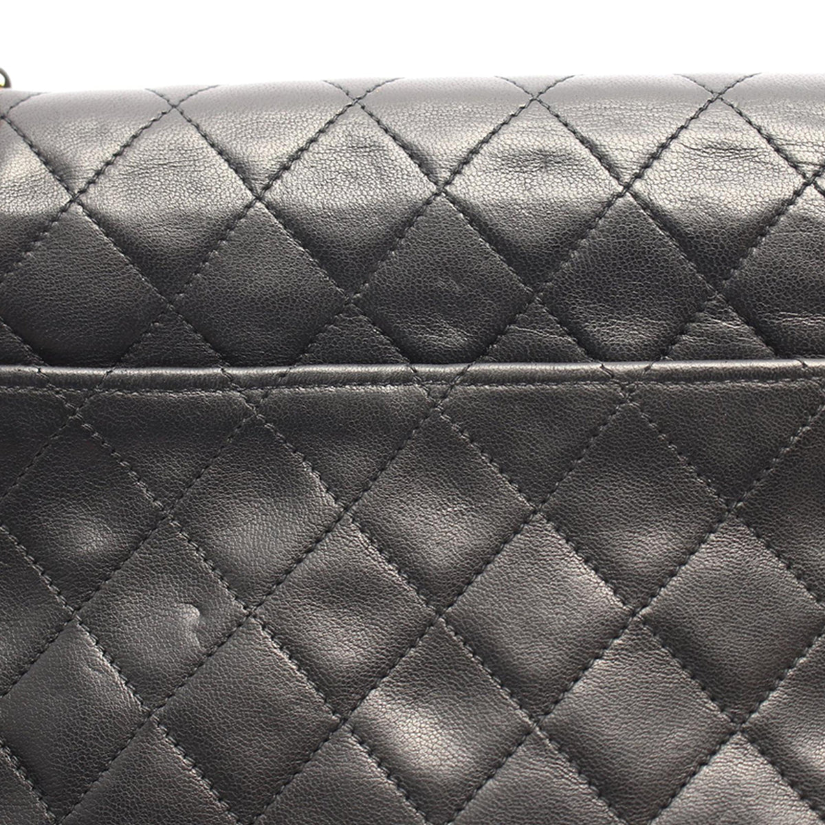 Chanel CC Quilted Lambskin Single Flap