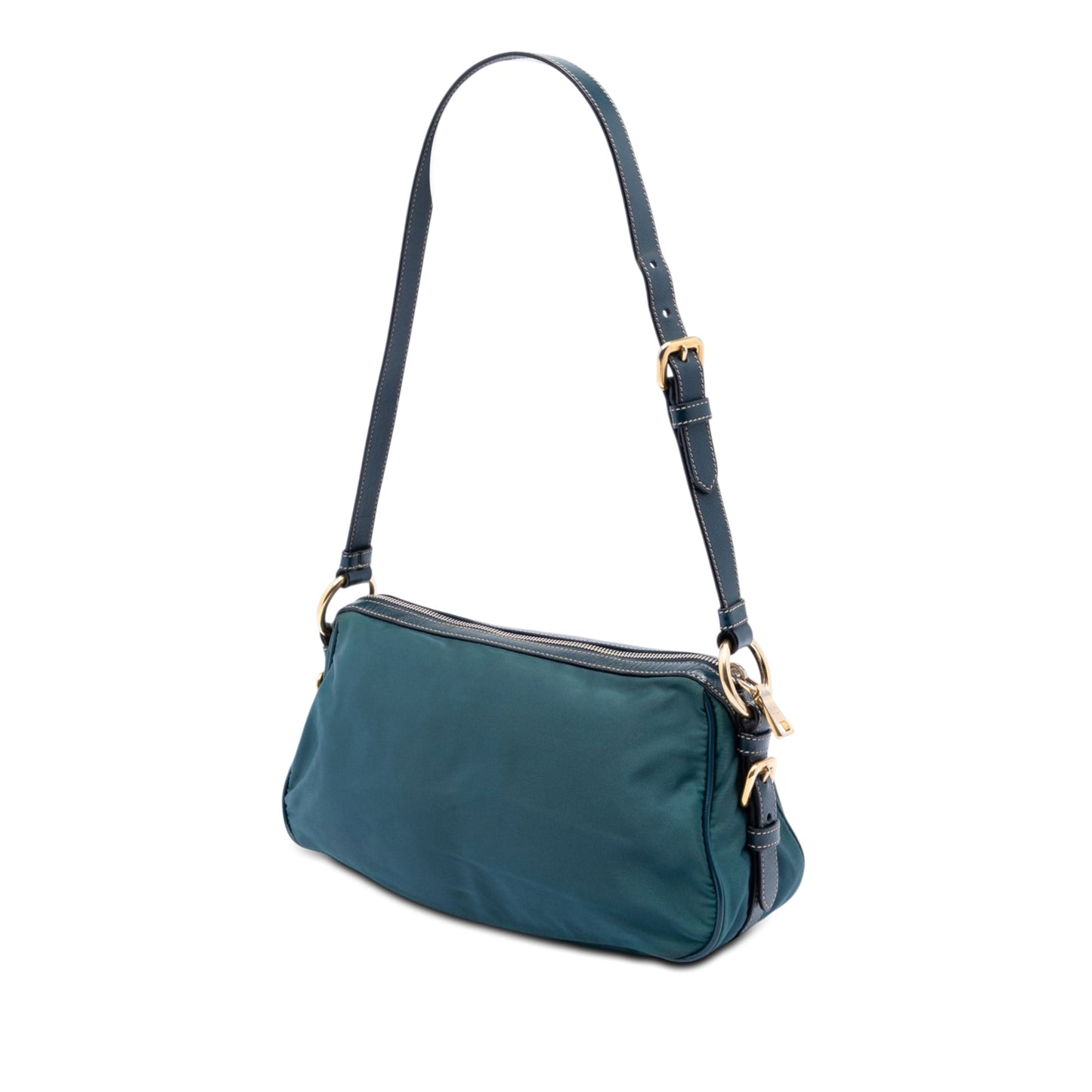 Prada Tessuto Canapa Logo Shoulder Bag