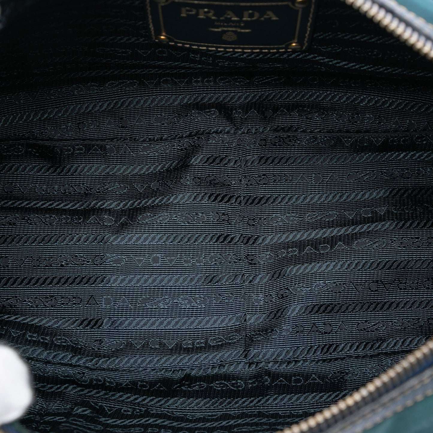 Prada Tessuto Canapa Logo Shoulder Bag
