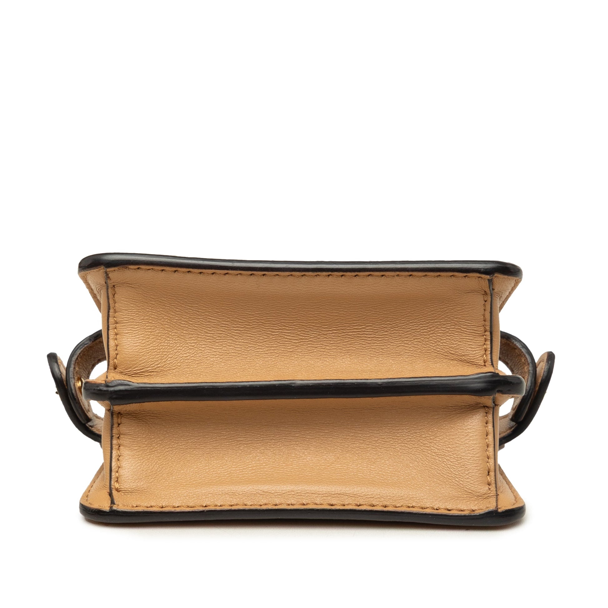 Fendi Nano Calfskin Peekaboo ISeeU Maxi Handle Satchel