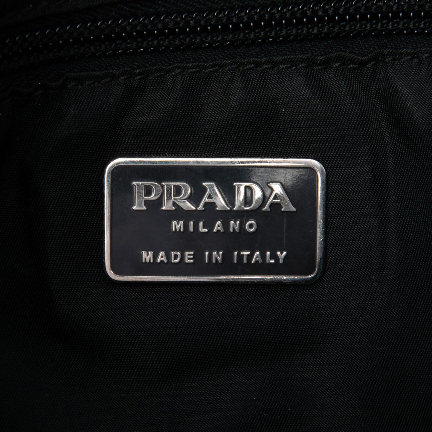 Prada Tessuto Acrylic Handle Bag