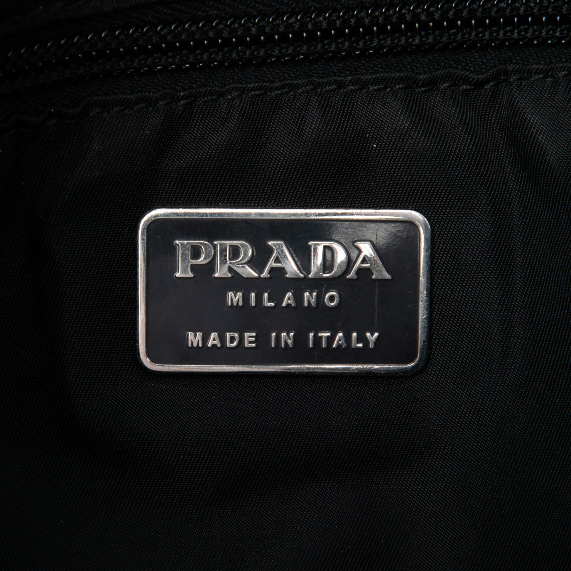 Prada Tessuto Acrylic Handle Bag