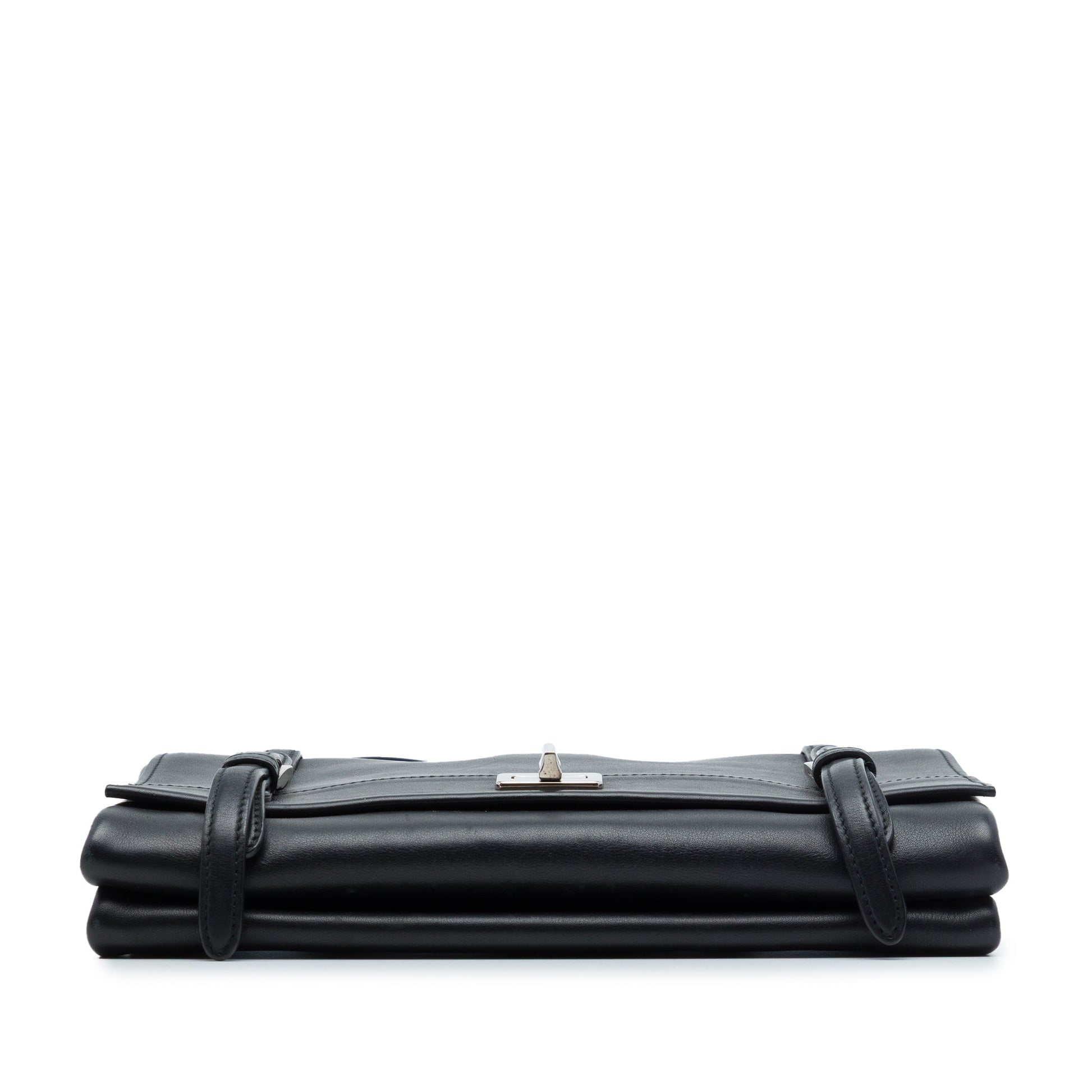Prada Lux Calf Double Sided Flap Messenger Bag