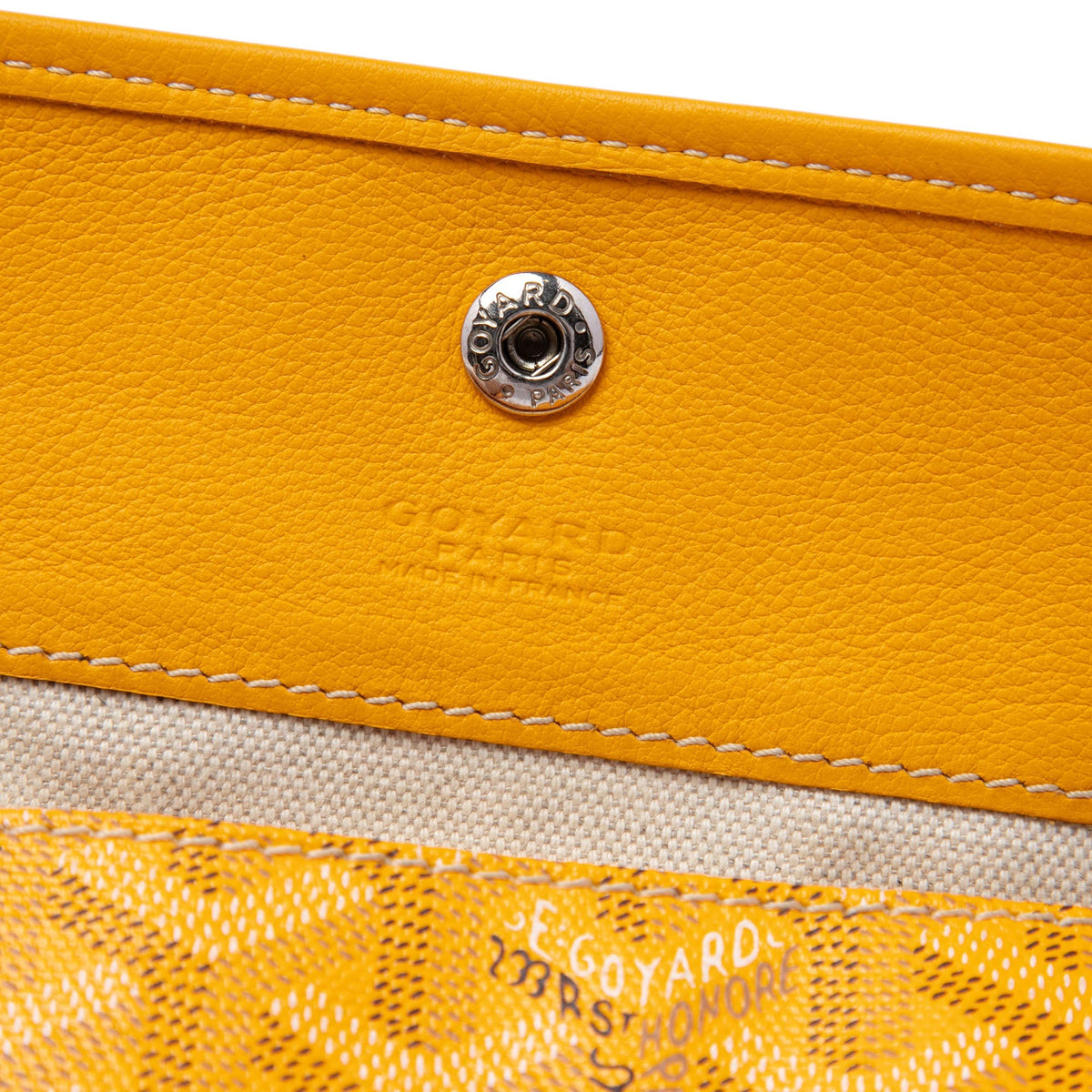 Goyard Goyardine Saint Louis GM — Yellow