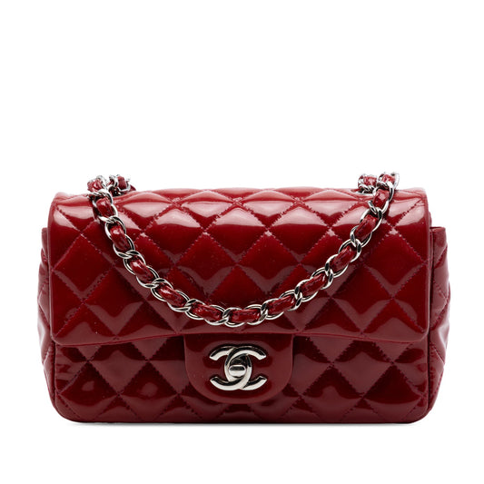 Chanel Mini Rectangular Classic Patent Single Flap