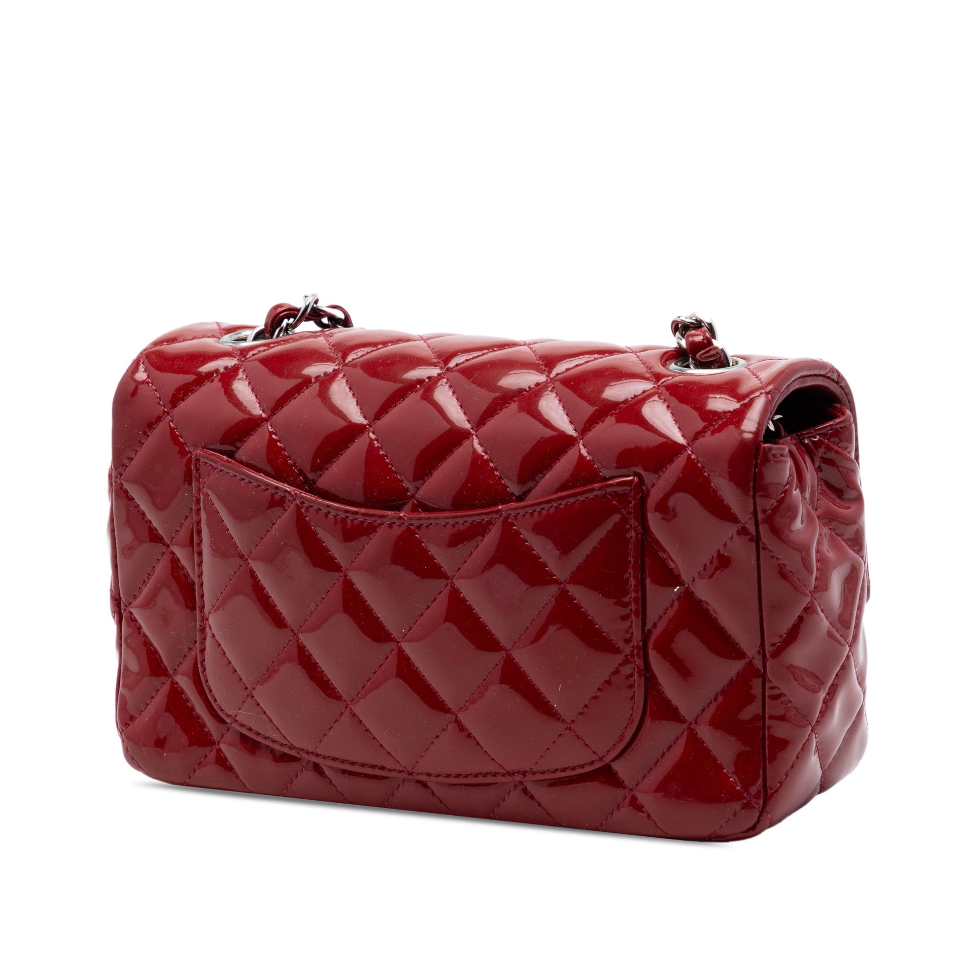 Chanel Mini Rectangular Classic Patent Single Flap