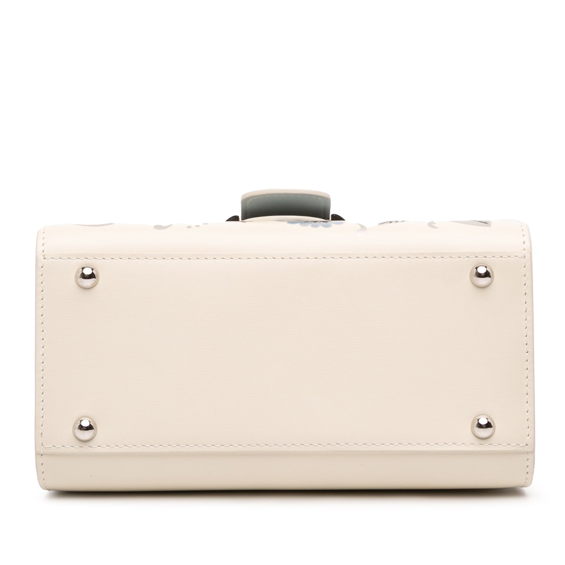 Delvaux MIni Smooth Calfskin Brillant Blooming Crystalline Satchel