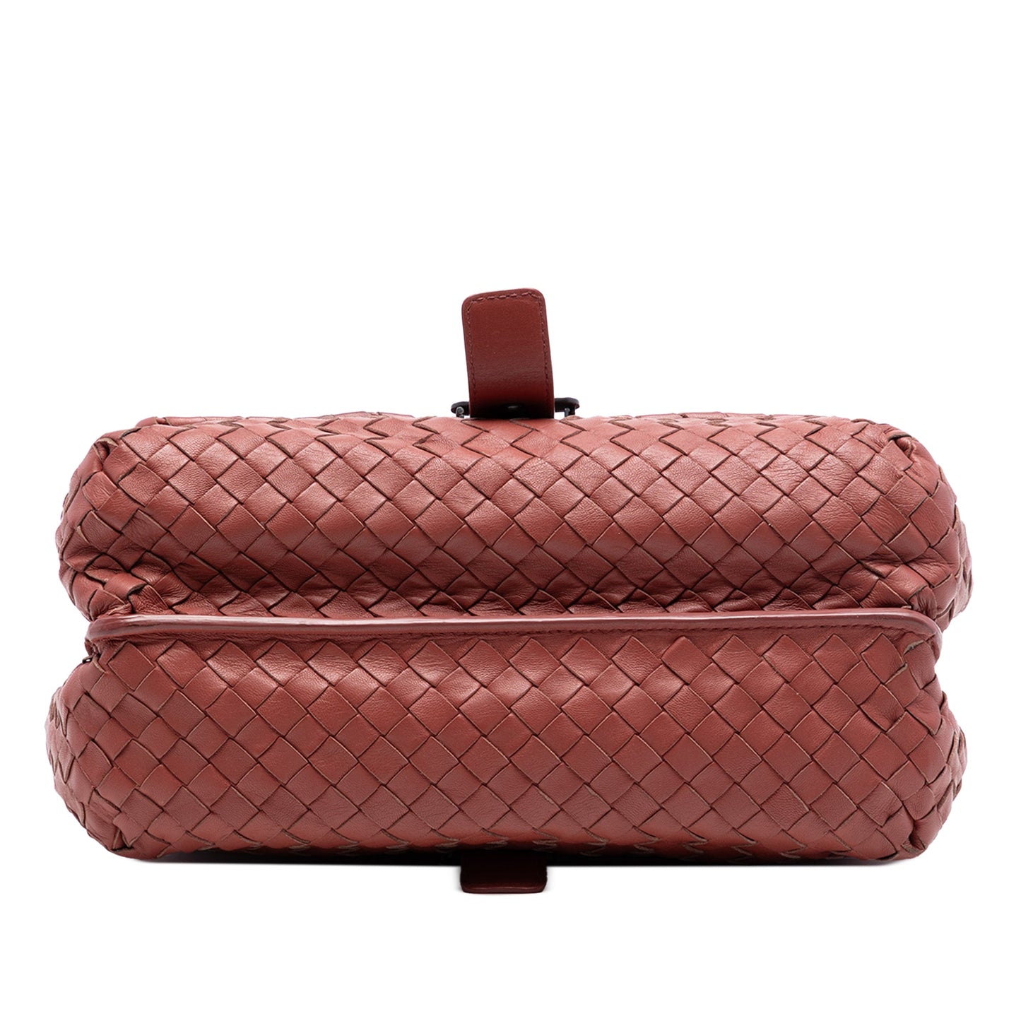 Bottega Veneta Nappa Intrecciato Double Sided Flap Messenger Bag