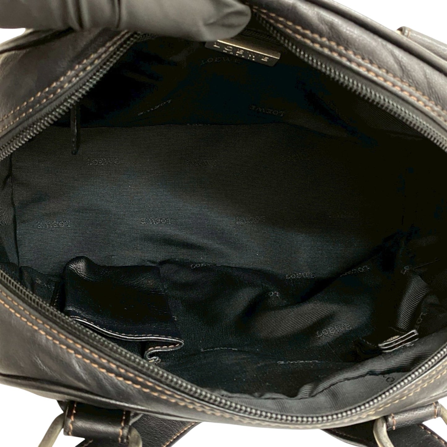 LOEWE Leather Anagram Handbag
