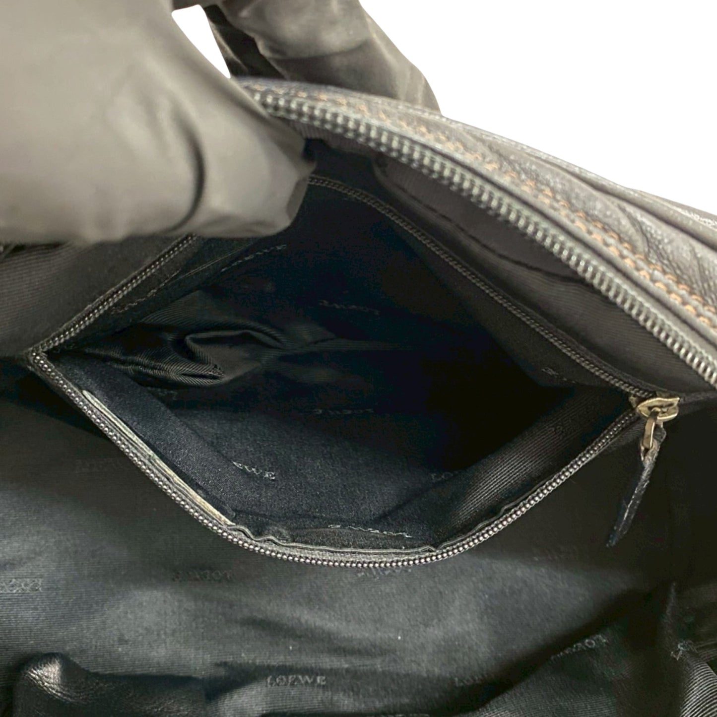 LOEWE Leather Anagram Handbag