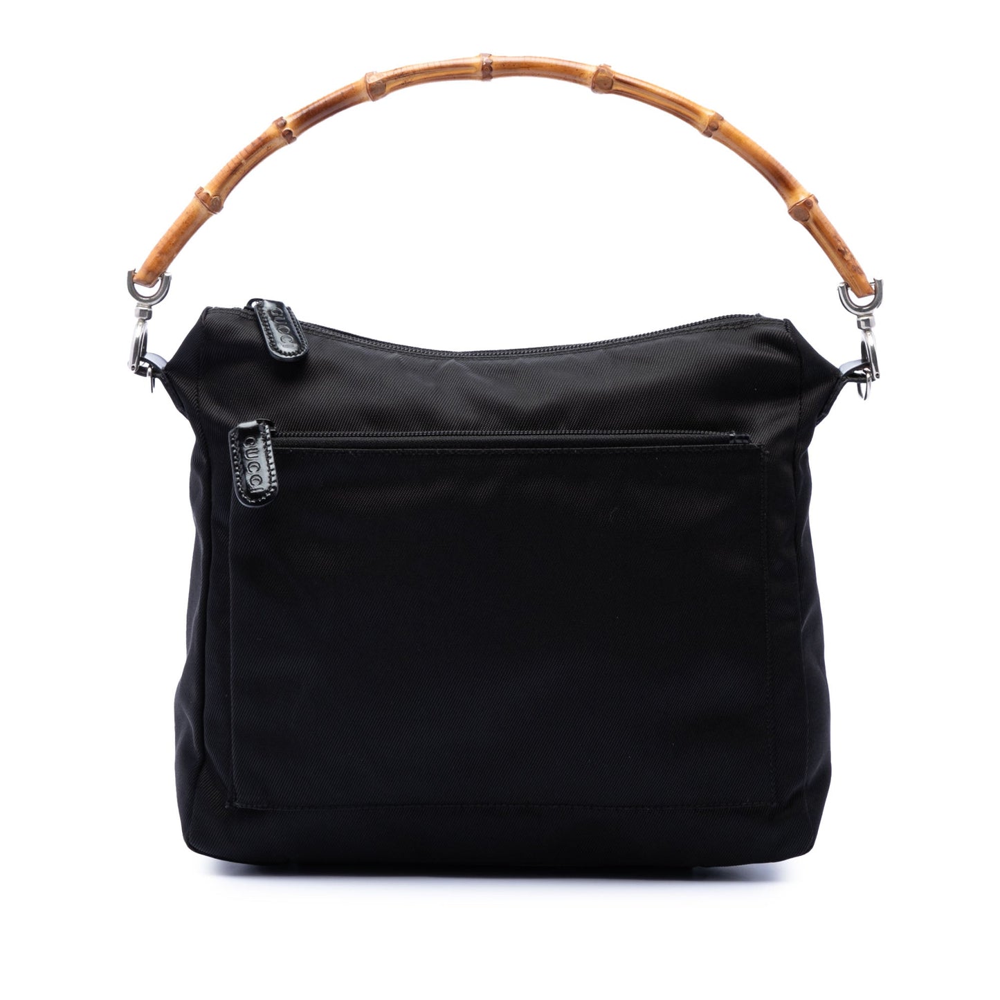 Gucci Nylon Bamboo Satchel