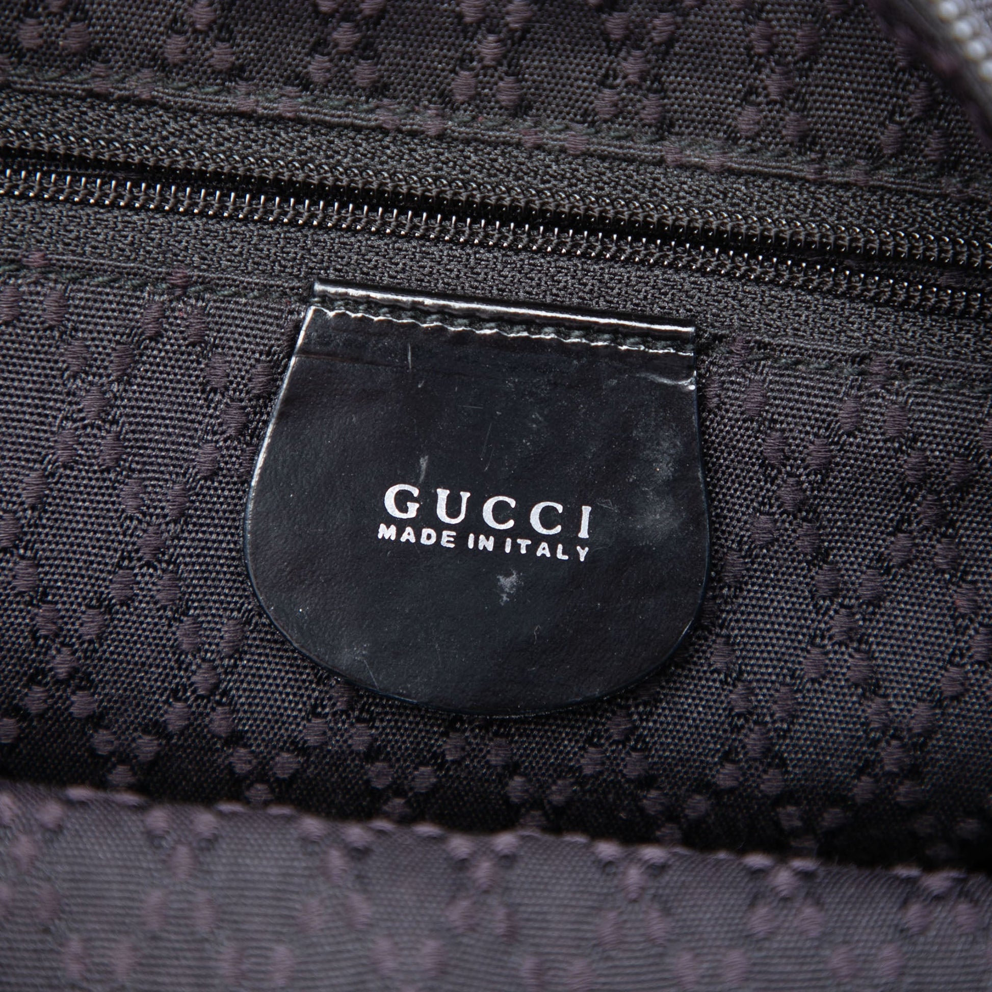 Gucci Nylon Bamboo Satchel