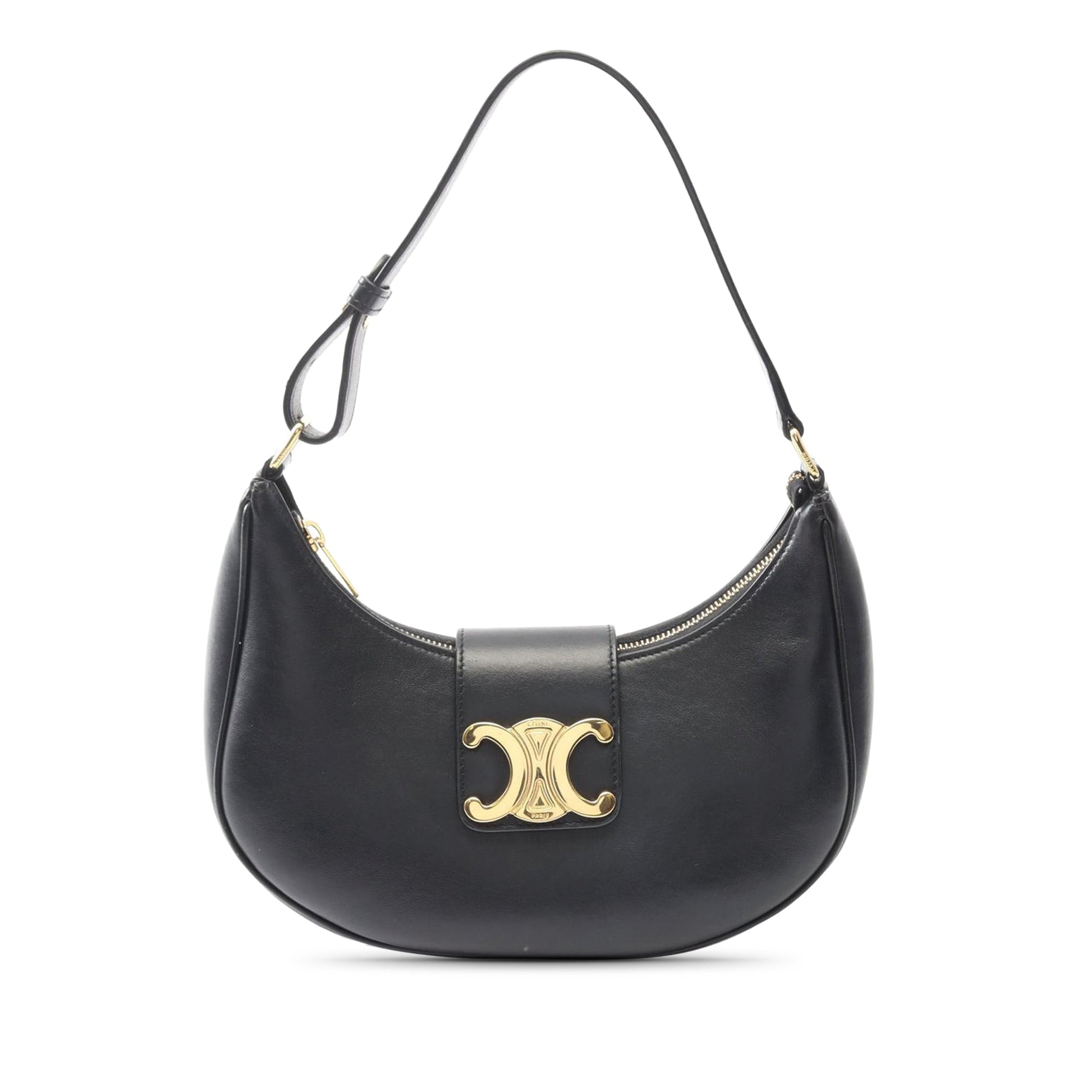 Celine Medium Calfskin Triomphe Ava Shoulder Bag