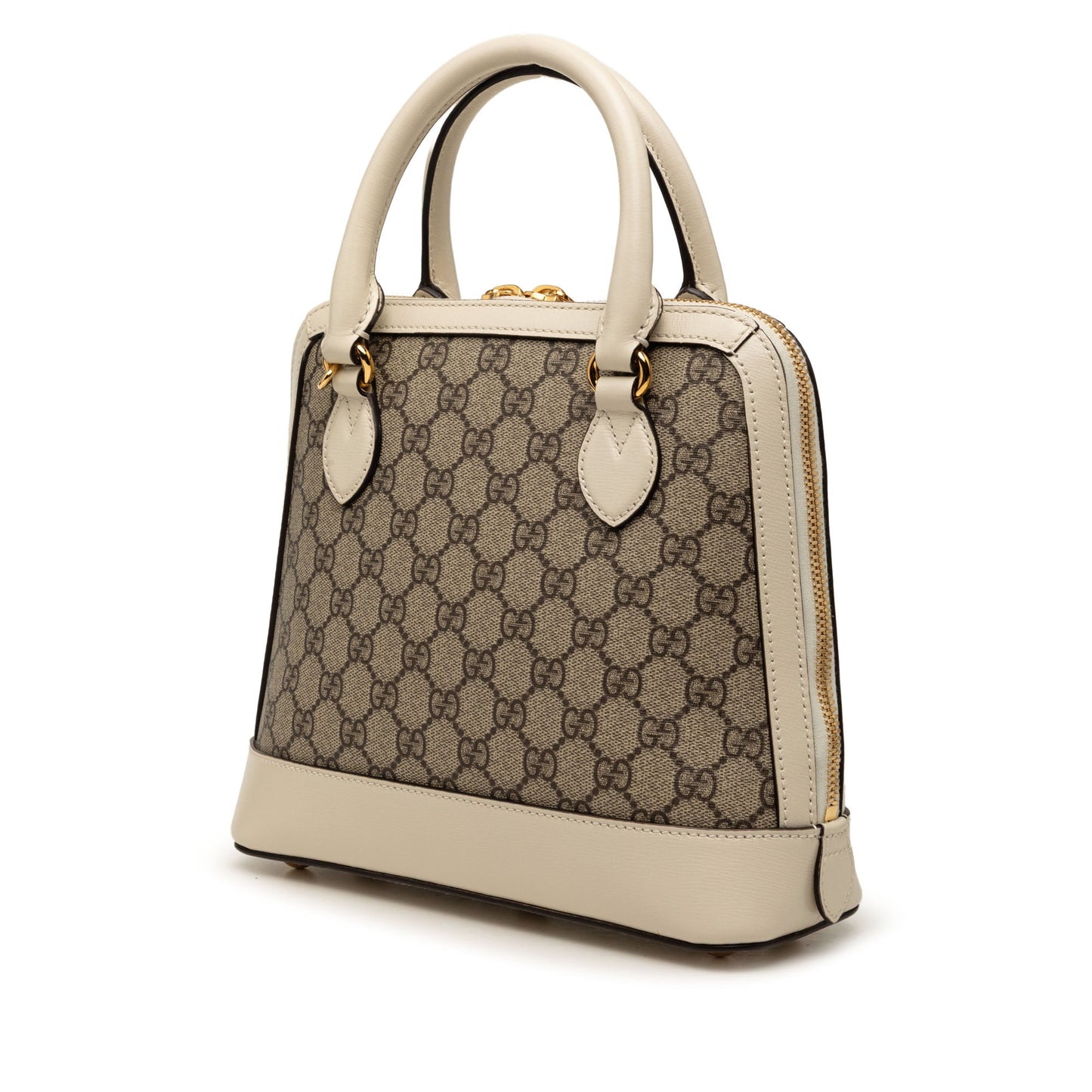 Gucci Small GG Supreme Horsebit 1955 Satchel