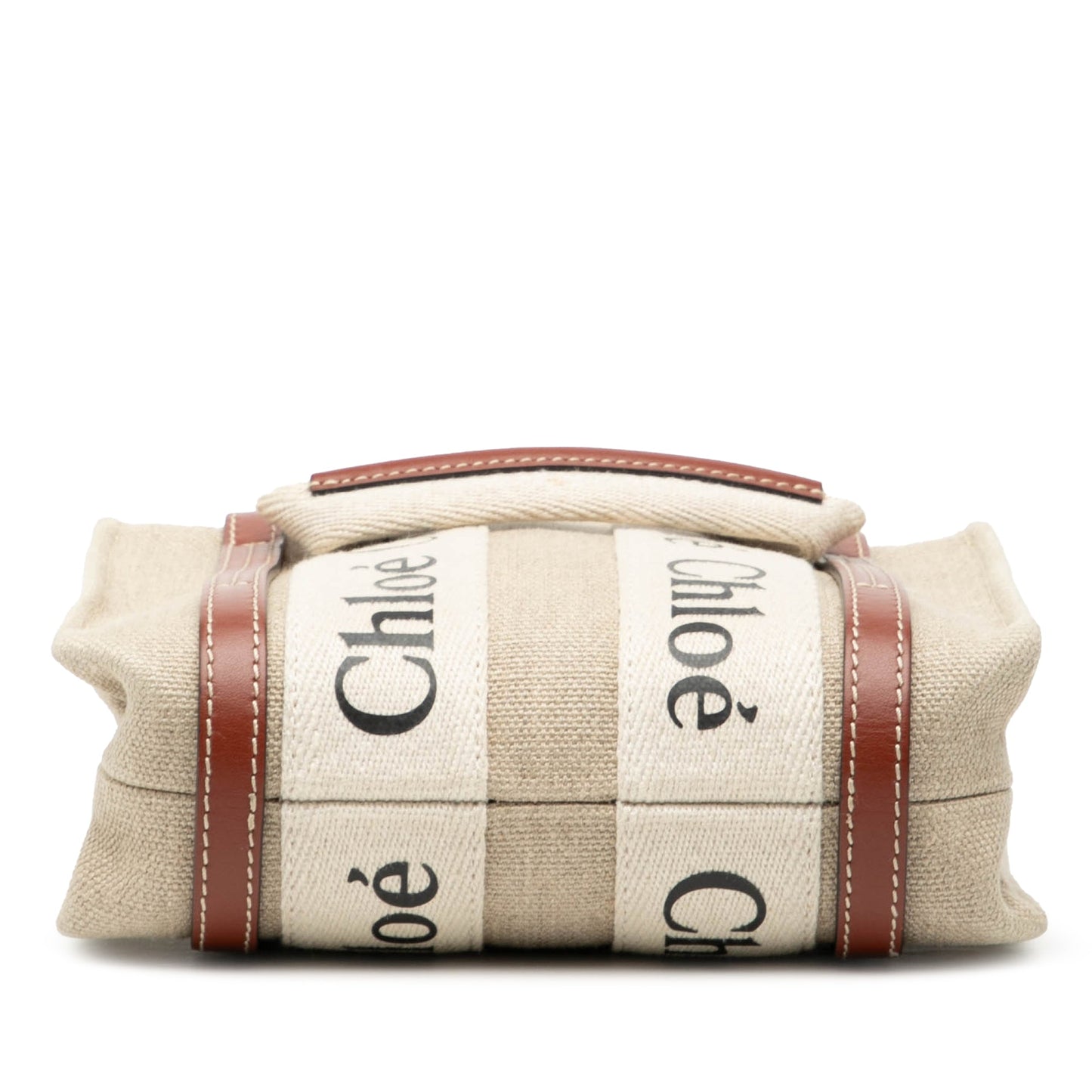Chloé Mini Canvas Woody Satchel