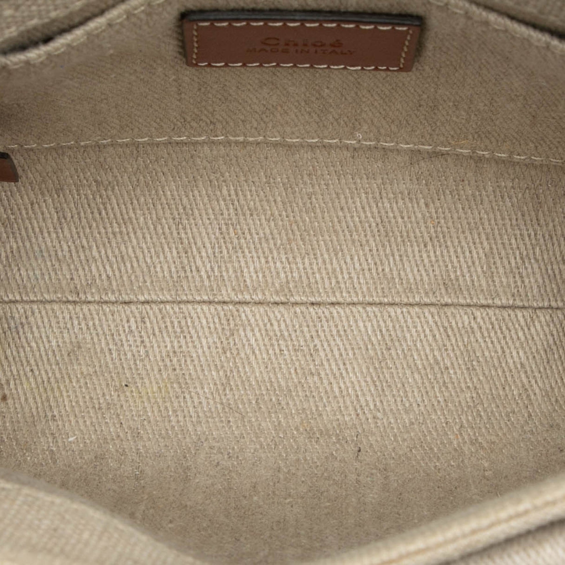 Chloé Mini Canvas Woody Satchel