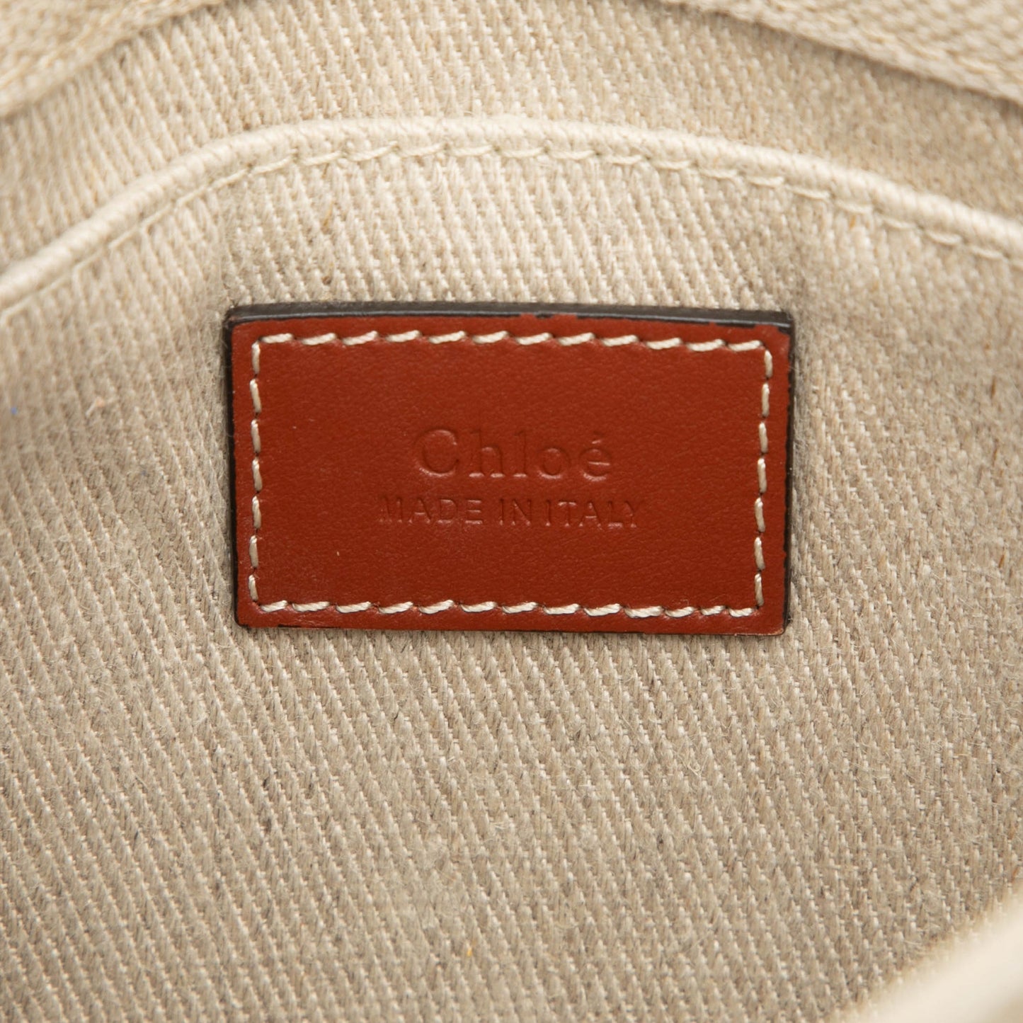 Chloé Mini Canvas Woody Satchel