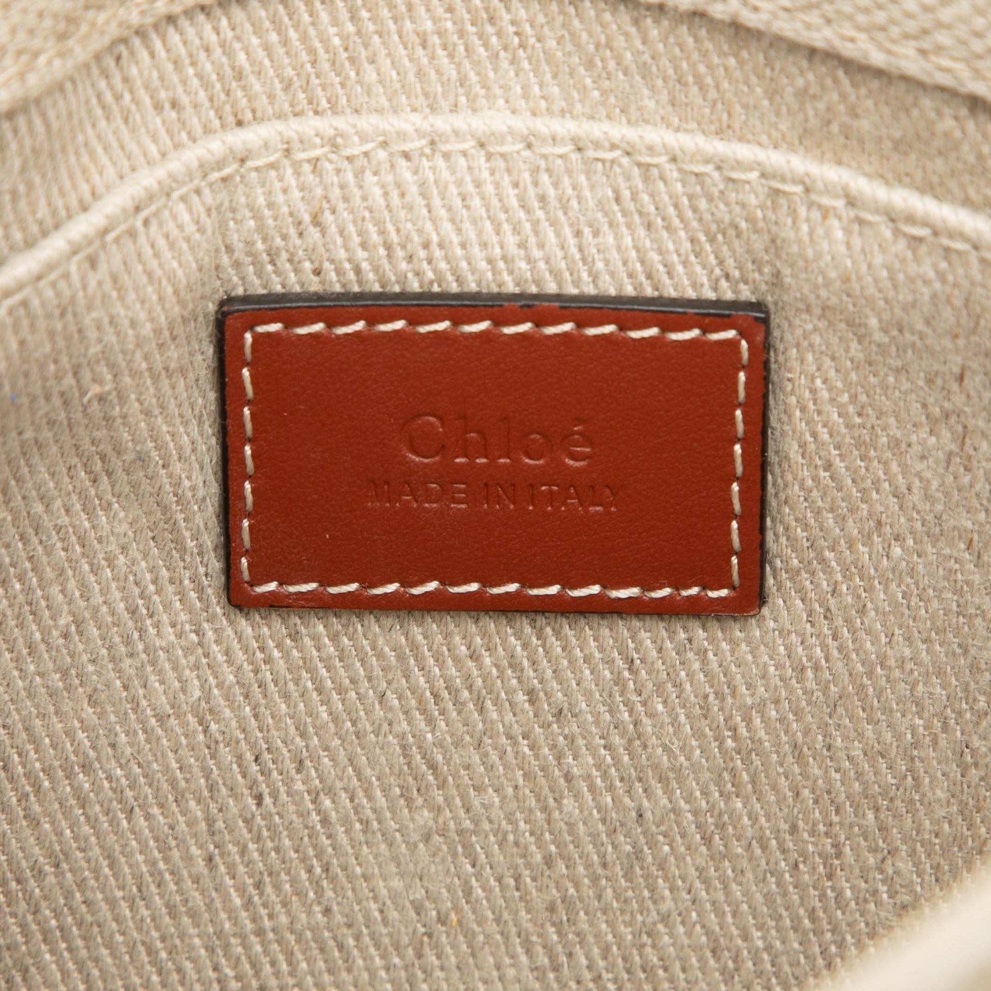 Chloé Mini Canvas Woody Satchel