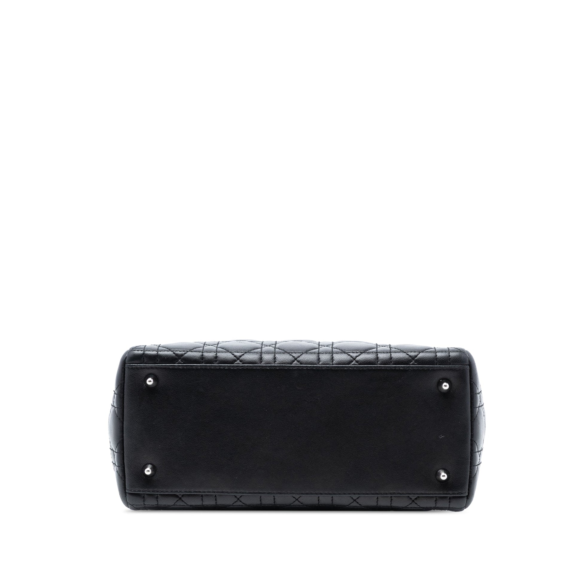 Dior Medium Lambskin Cannage Lady Dior