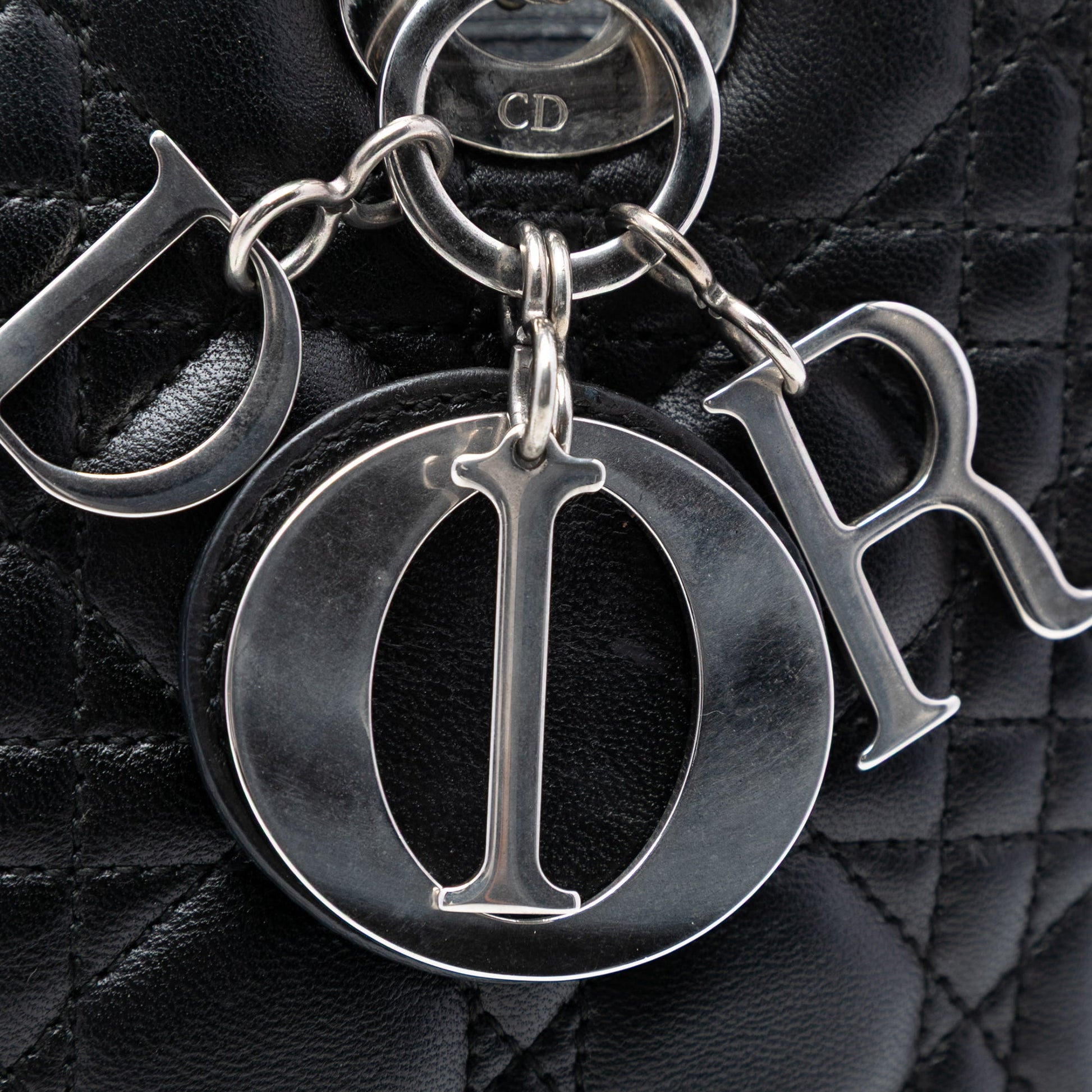 Dior Medium Lambskin Cannage Lady Dior