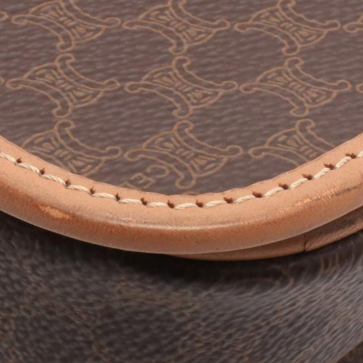 Celine Macadam Crossbody Bag — Brown