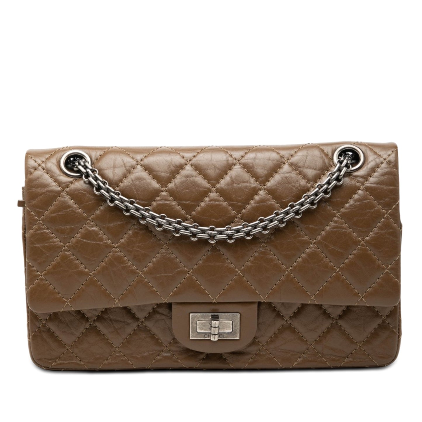 Chanel Quilted Aged Calfskin Reissue 2.55 Double Flap 225