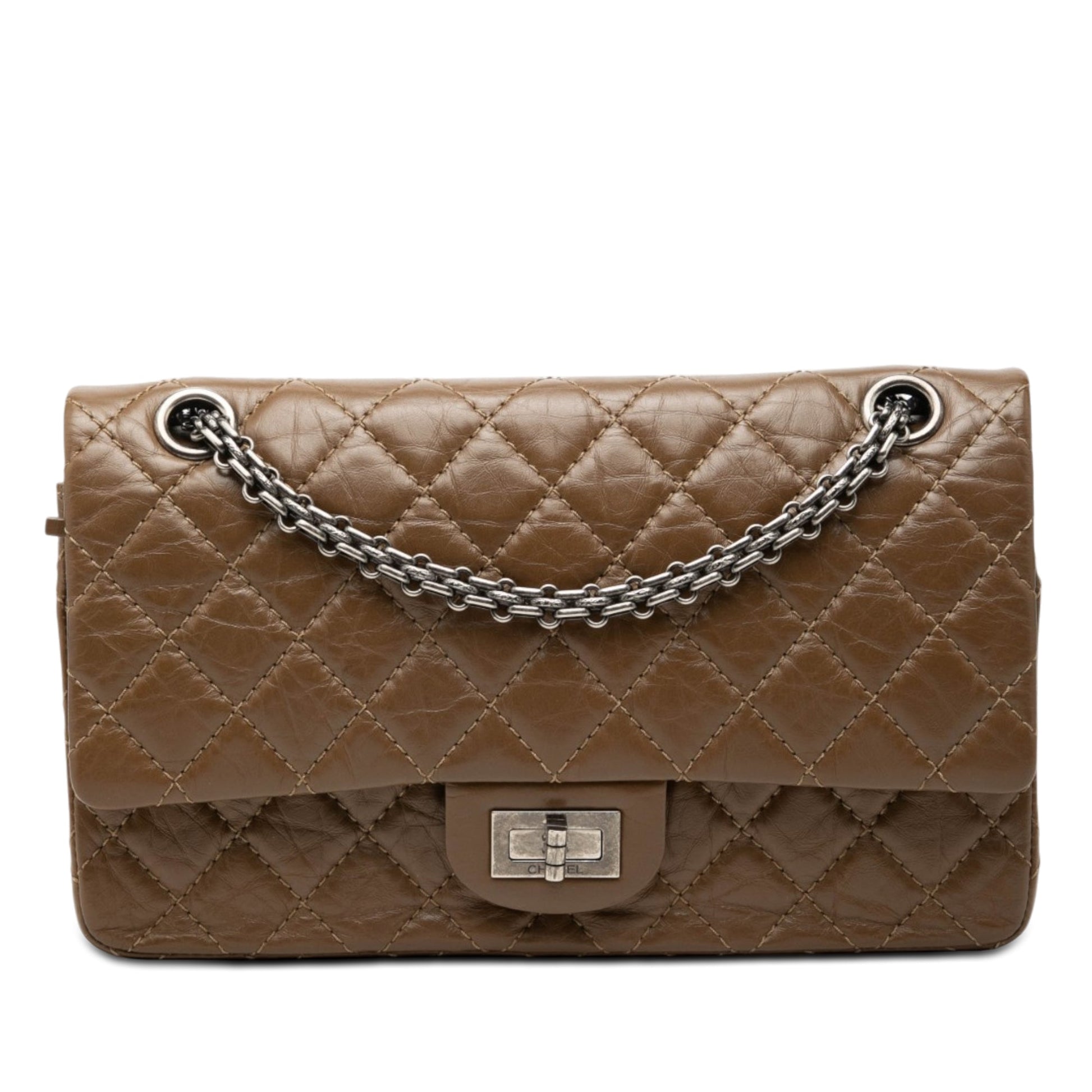 Chanel Quilted Aged Calfskin Reissue 2.55 Double Flap 225