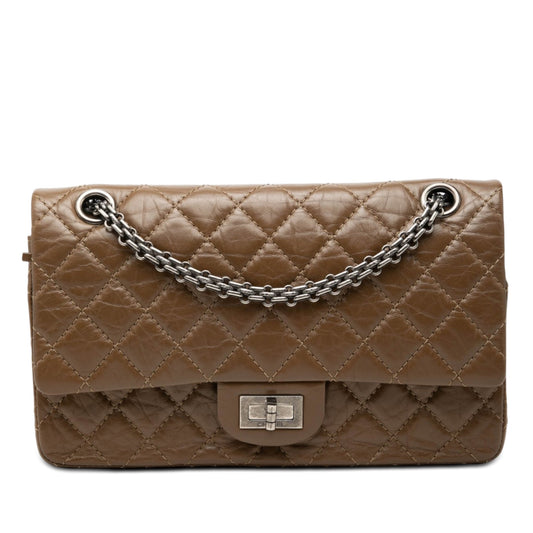 Chanel Quilted Aged Calfskin Reissue 2.55 Double Flap 225