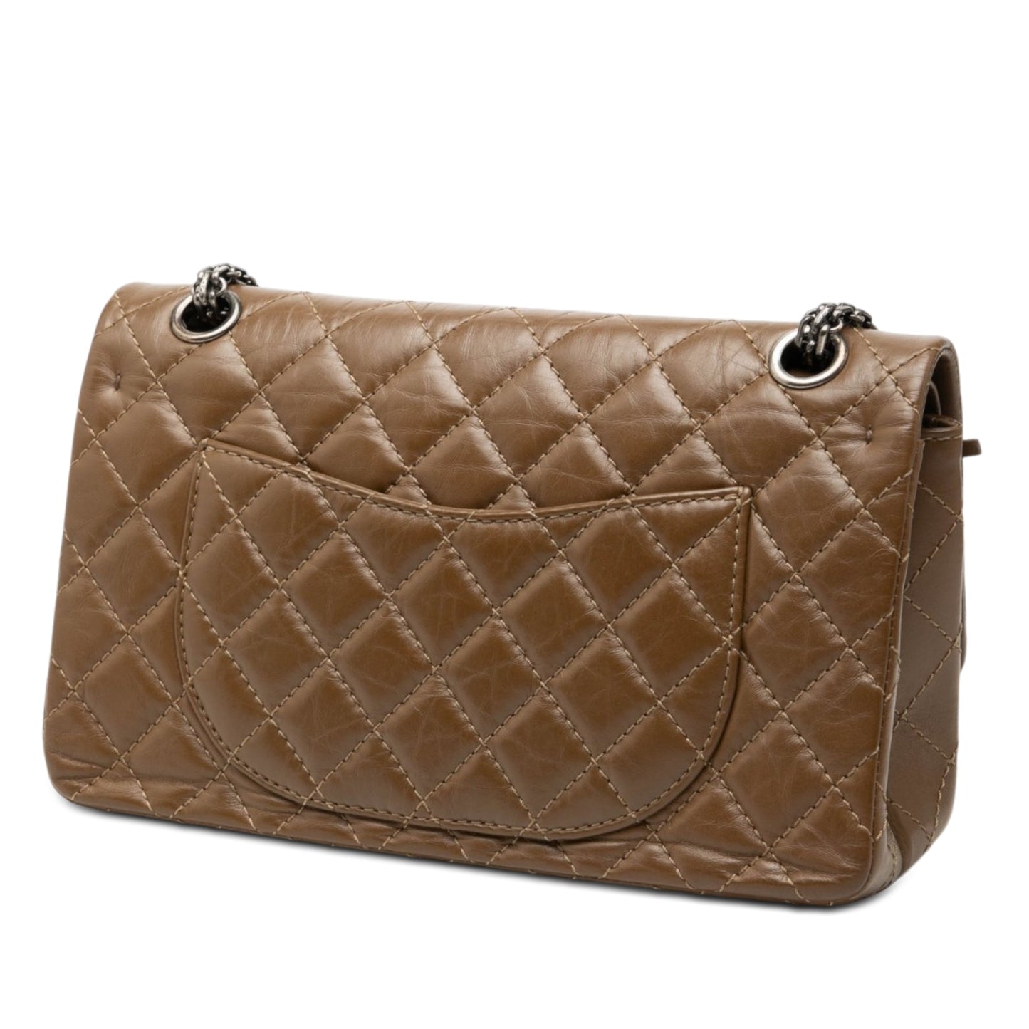 Chanel Quilted Aged Calfskin Reissue 2.55 Double Flap 225