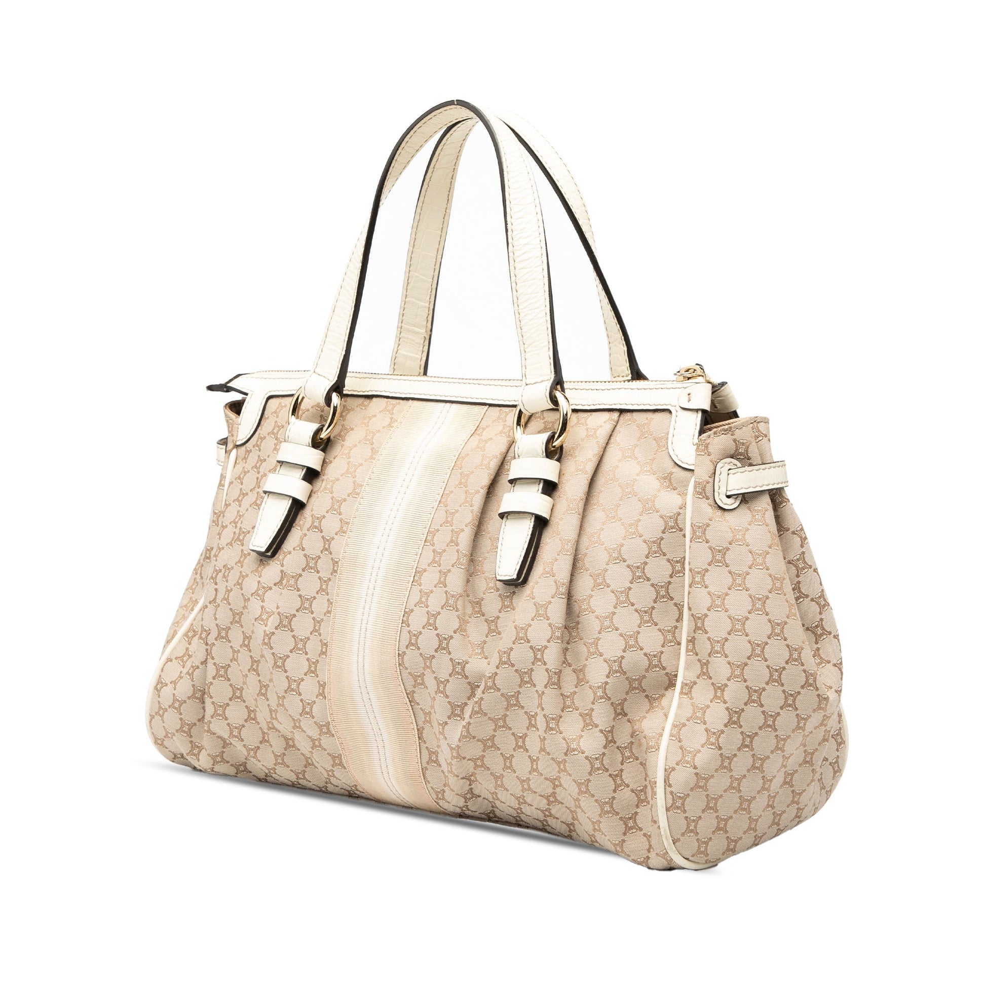 Celine Macadam Canvas Handbag