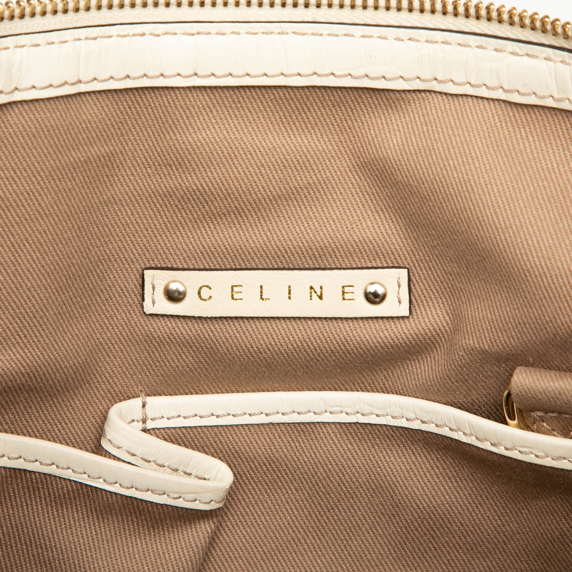 Celine Macadam Canvas Handbag