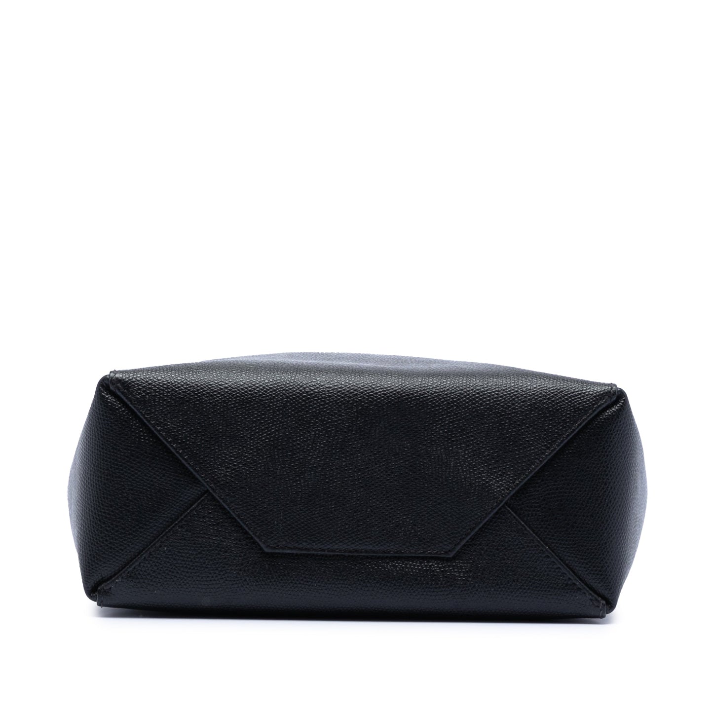 Celine Small Bicolor Grained Calfskin Vertical Cabas Tote