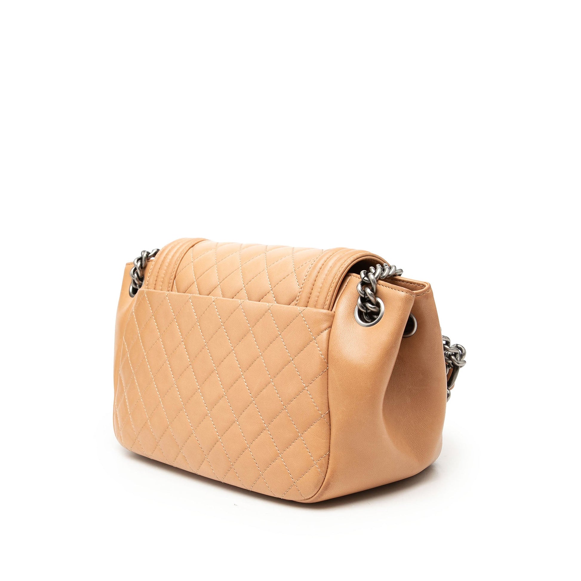 Chanel Quilted Lambskin Accordion Boy Flap