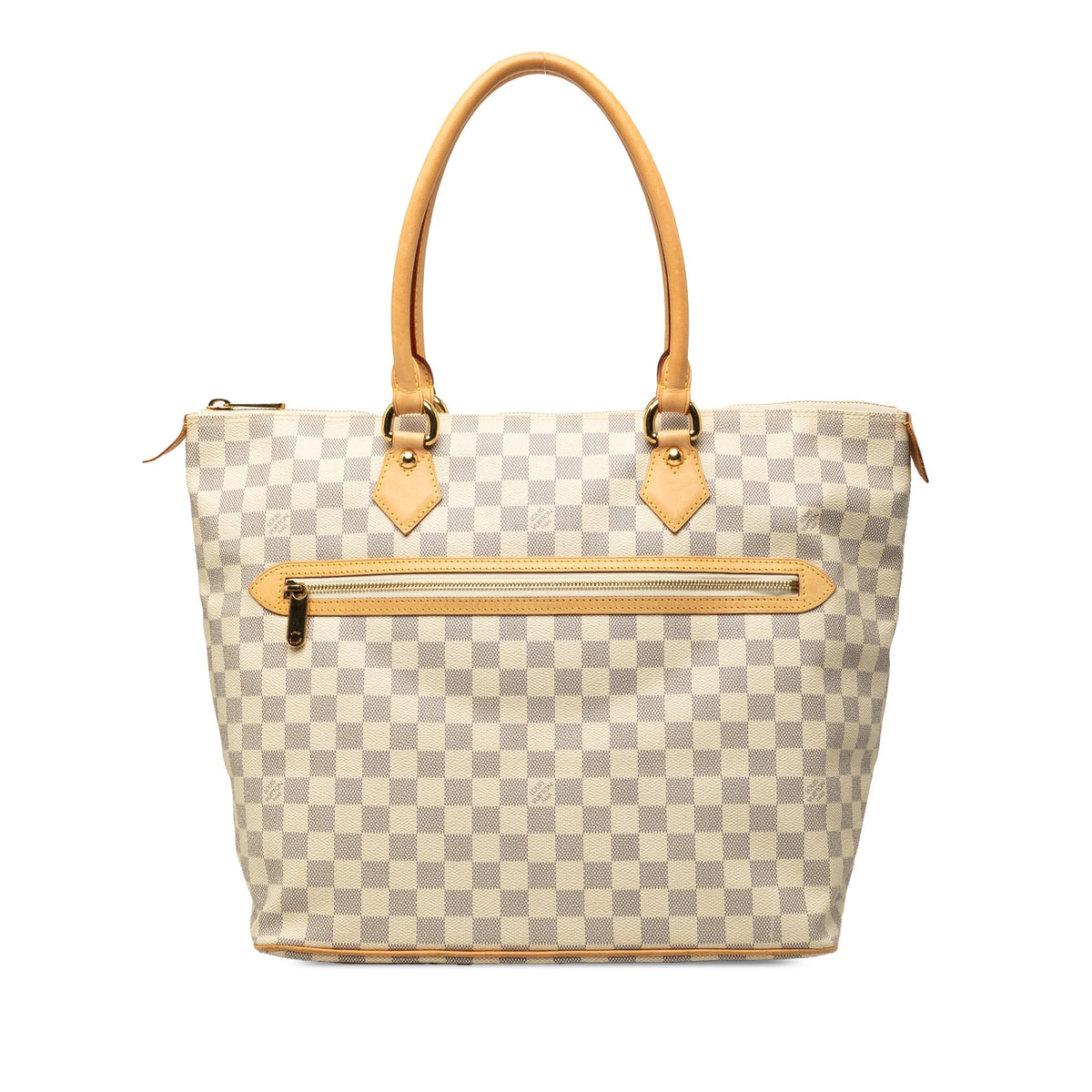 Louis Vuitton Damier Azur Saleya GM — White