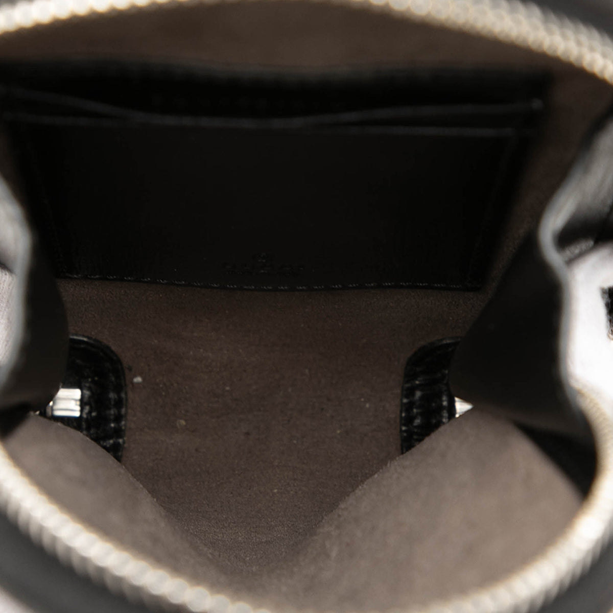 Gucci GG Supreme Interlocking G Phone Holder Crossbody — Black