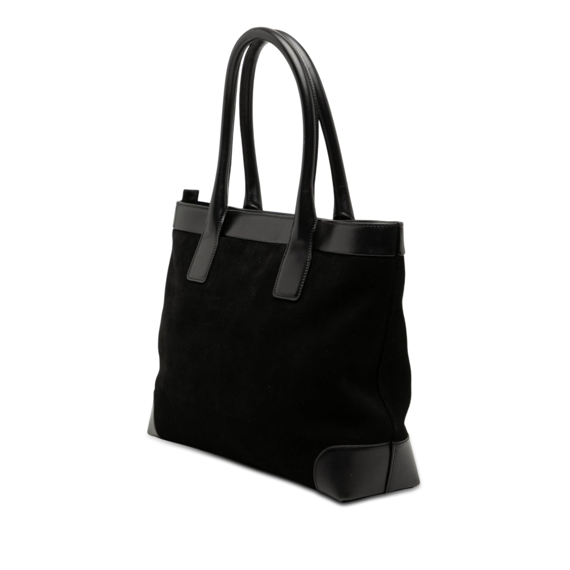 Gucci Suede Web Tote