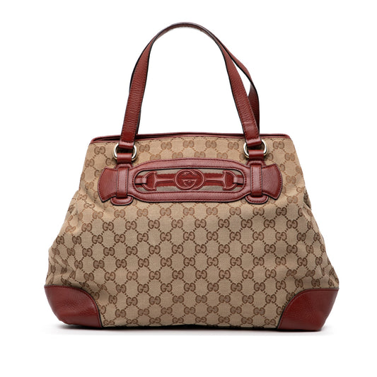 Gucci GG Canvas Web Dressage Tote