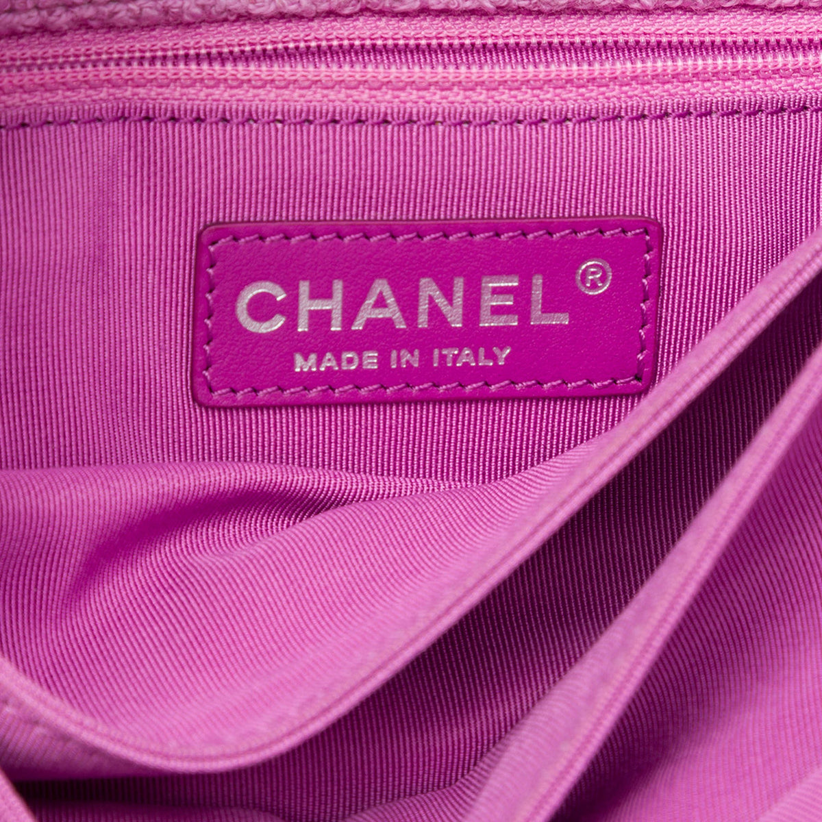 Chanel CC Quilted Tweed Accordion Flap