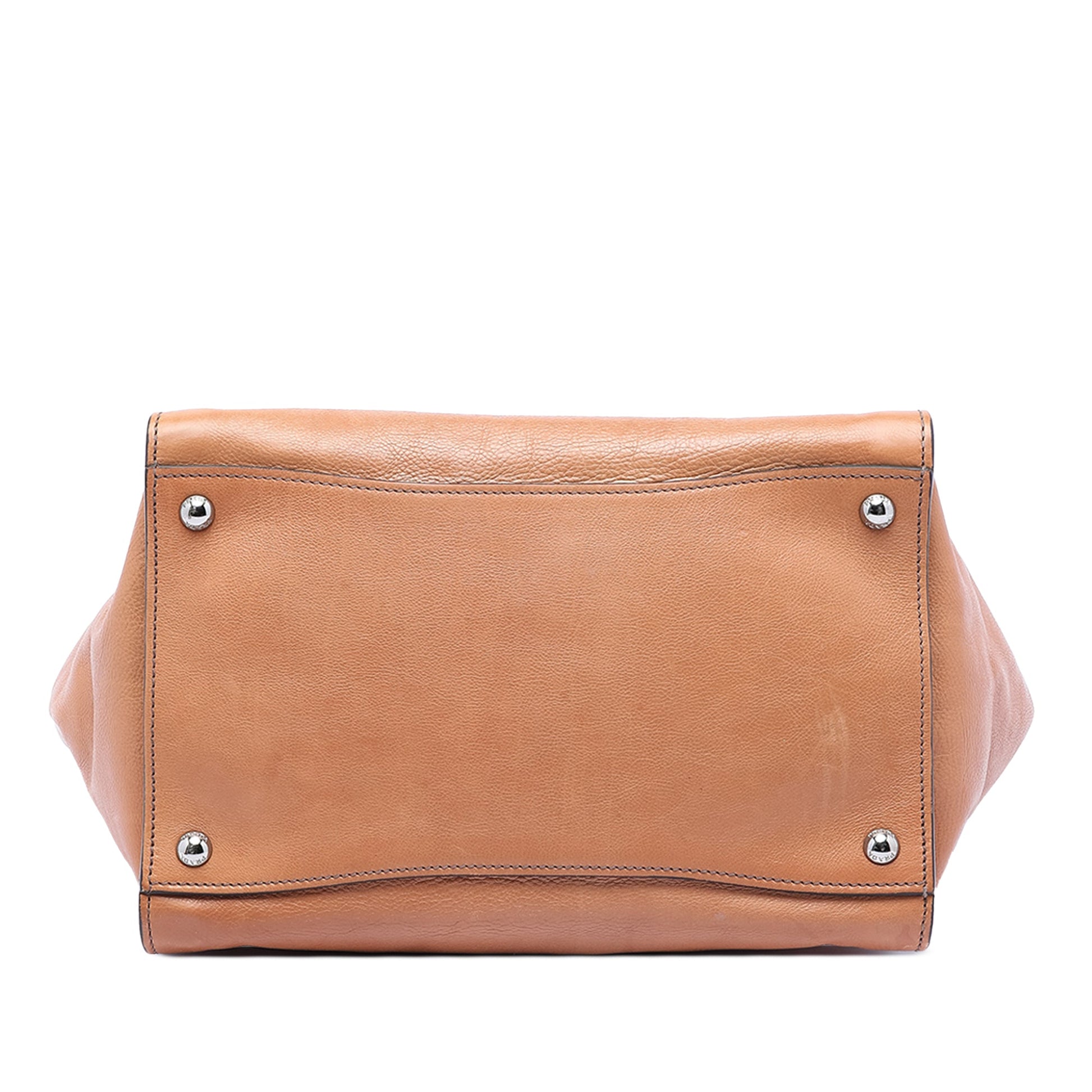 Prada Glace Calf Twin Pocket Satchel