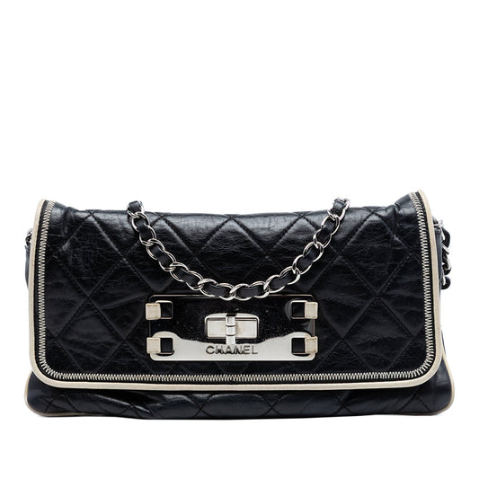Chanel Quilted Lambskin Reissue East West Flap