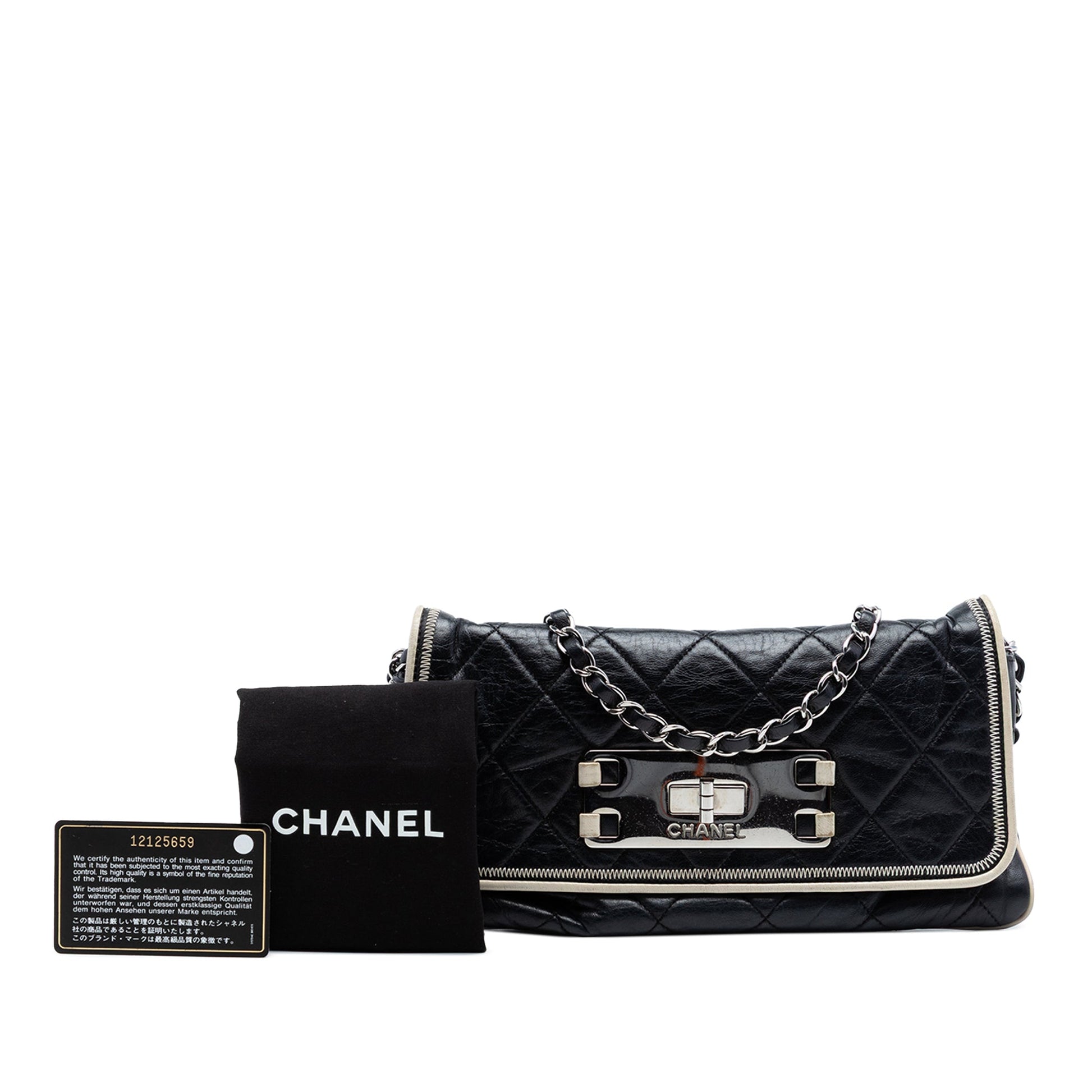 Chanel Quilted Lambskin Reissue East West Flap