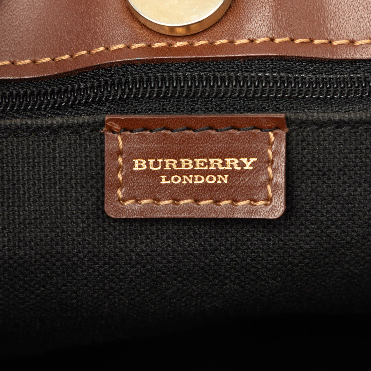 Burberry Haymarket Check Coated Canvas Tote